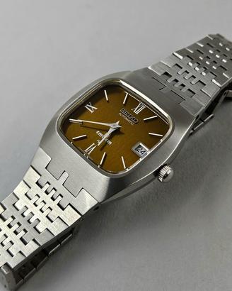 Seiko raro Emblem  2418 -3020 Hi-Beat Dial marron3