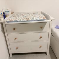 Cassettiera Ikea hemnes bianca con fasciatoio