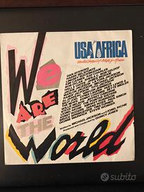USA AFRICA - WE ARE THE  WORLD 1984 vinile 45 giri