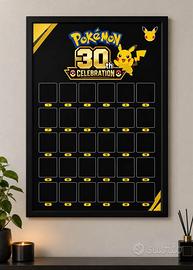 Quadro raccolta 30 Pikachu - Pokemon