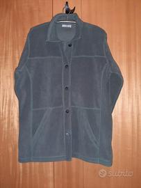 GIACCA PILE UOMO TAGLIA 50 VERDE.