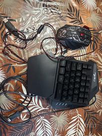 Elettronica gaming tastiera e mouse