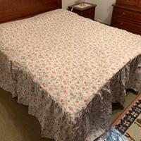 Copriletto trapuntato in cotone