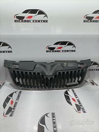 Griglia paraurti frontale skoda fabia 2 5j0853668c