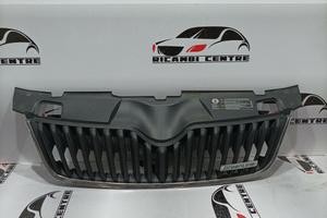 Griglia paraurti frontale skoda fabia 2 5j0853668c