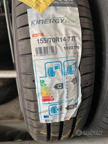 Pneumatici Nuovi 155/70 R 14 77T HANKOOK KINERGY D