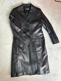 Cappotto trench pelle donna