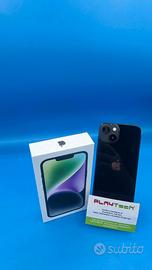 APPLE IPHONE 14  BLACK 128GB BATTERIA 100% USATO