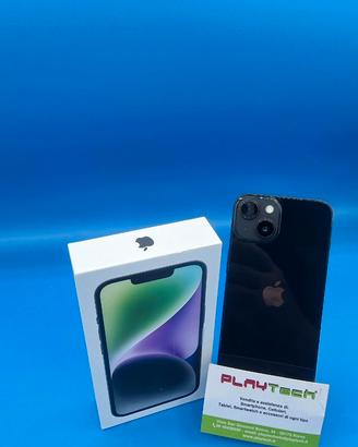 APPLE IPHONE 14  BLACK 128GB BATTERIA 100% USATO