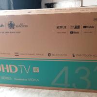 -  smart tv  43 - Nuova con  schermo rotto -