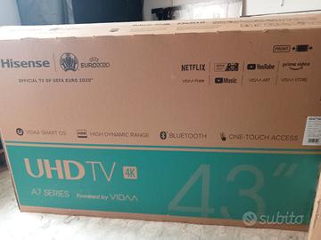 -  smart tv  43 - Nuova con  schermo rotto -