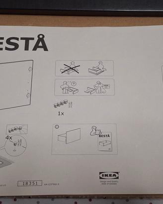 Anta o frontale cassetto marrone nero 60x38