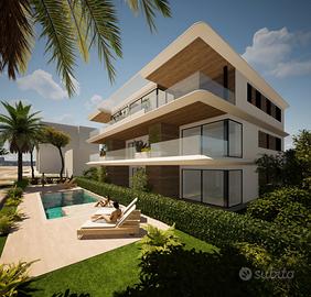 Nuovo residence con piscina piazza aurora