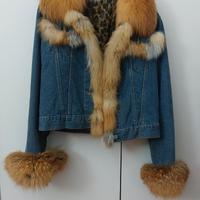 jeans corto in volpe rossa tg.44