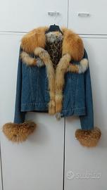 jeans corto in volpe rossa tg.44