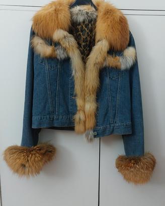 jeans corto in volpe rossa tg.44