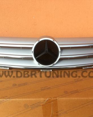 Calandra Mercedes AMG CL203 Sportcoupè silver crom