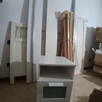 Struttura letto 1 piazza e mezzo + 1 comodino