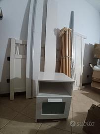 Struttura letto 1 piazza e mezzo + 1 comodino