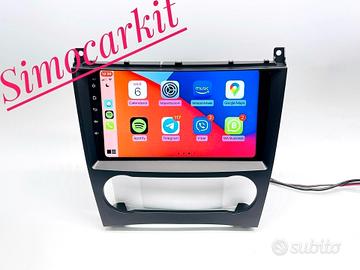 Autoradio 4+64Gb Android 14 Per Mercedes CLASSE C