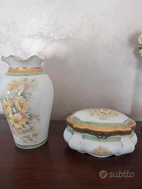 Vaso e porta gioie LIMOGES