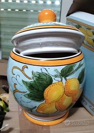 biscottiera in ceramica 