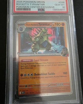 Tyranitar team rocket's psa10
