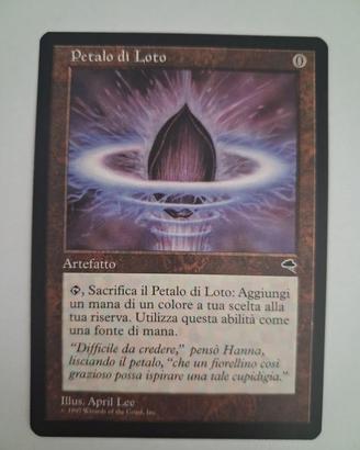 cCarte MTG | Tempesta | Petalo di loto