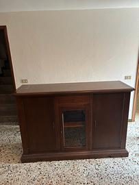 Credenza in noce arte povera