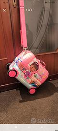Trolley cavalcabile bambina dottoressa Peluche 