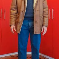 Giacca Giubbotto Montone Shearling uomo come nuovo