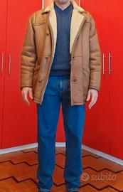 Giacca Giubbotto Montone Shearling uomo come nuovo