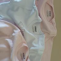 set tre body manica lunga neonata 6mesi 62cm