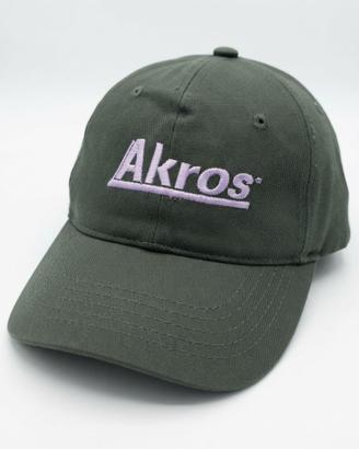 Cappellino baseball verde Akros brand Target nuovo