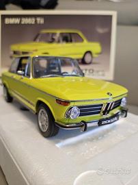Autoart Bmw 2002 Tii Gialla Scala 1:18 Molto Rara