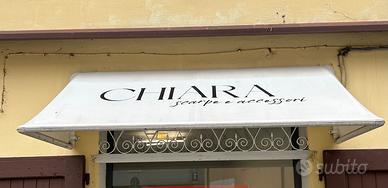 Tenda a cappottina rigida bianca