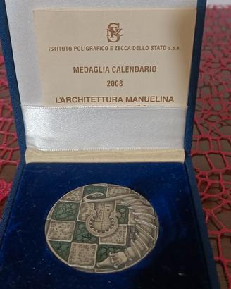 Medaglia manuelina 2008 Zecca dello stato