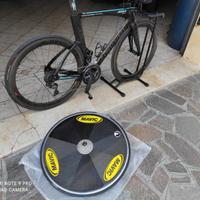 Bici da cronometro triathlon bianchi aquila cv