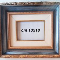 Cornice oro e argento classica per quadri cm 20x30