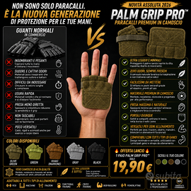 Paracalli Palestra PALM GRIP PRO Camoscio Guanti F