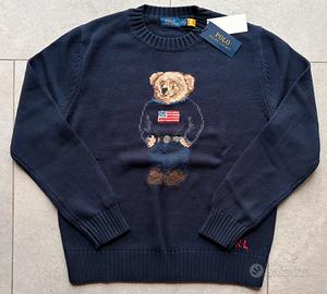 Maglione Ralph Lauren blu uomo | M + cartellino