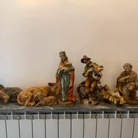 Presepe in gesso da 10 cm a 35 cm