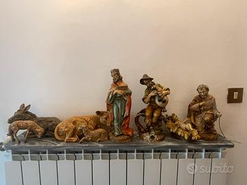 Presepe in gesso da 10 cm a 35 cm