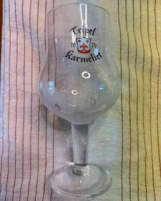 Coppia bicchieri bitta Trippel Karmeliet Nuovi