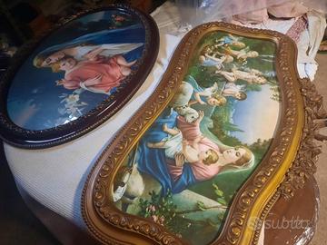 Quadri con cornice antica