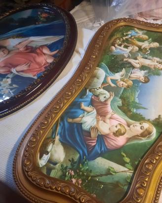 Quadri con cornice antica