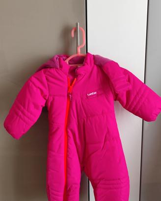 Tuta da sci bambina 12 mesi