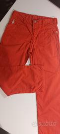 Pantalone bambino Armani 6 anni, rosso, cotone