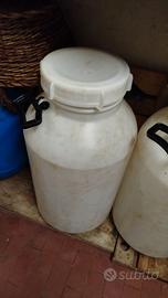 Contenitore Alimentare 25 Litri in Plastica Bianca