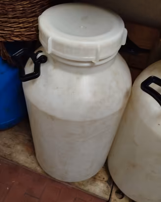 Contenitore Alimentare 25 Litri in Plastica Bianca